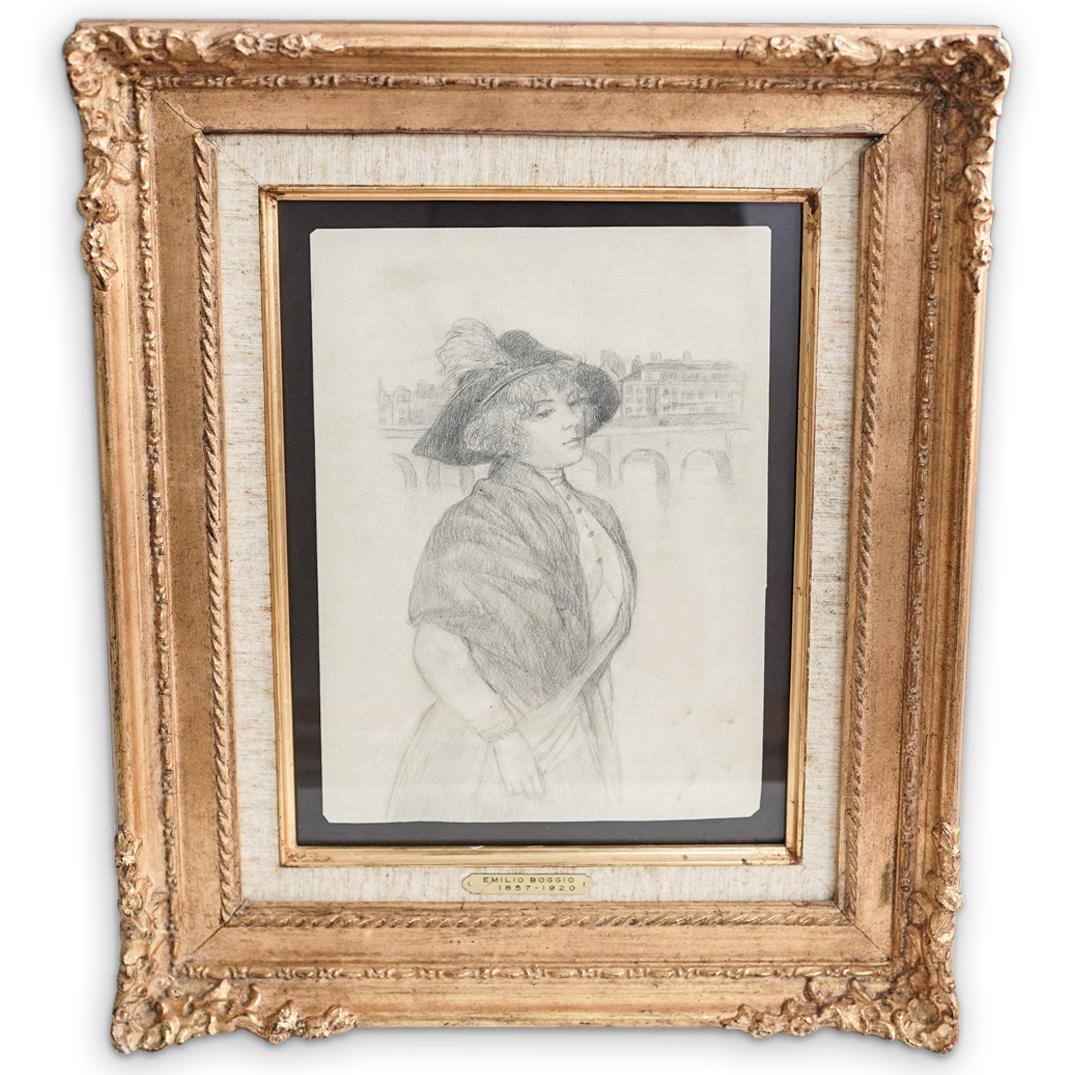 Emilio Boggio (Venezuelan, 1857-1920) Drawing (1 of 7)