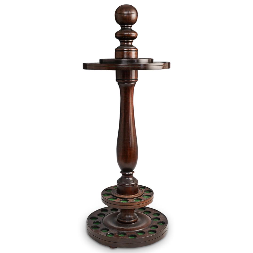 Victorian Mahogany Cane Holder (1 of 8)