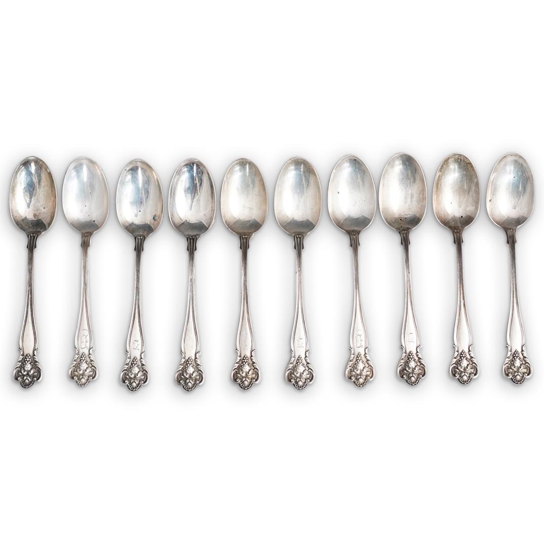 (10Pc) Sterling Silver Spoons (1 of 5)