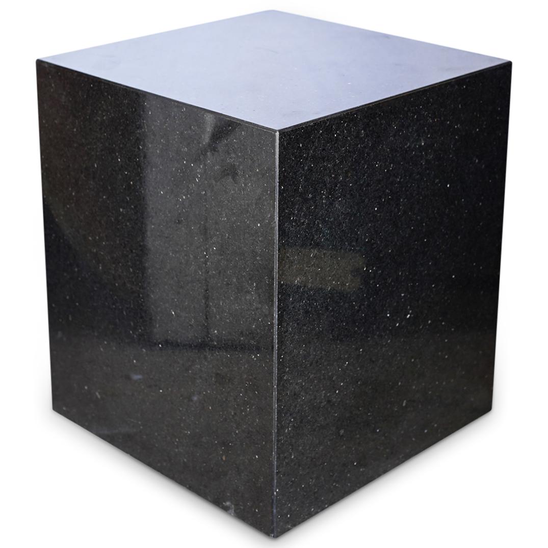 Polished Granite Cube Base: DESCRIPTION: A polished granite cube. CIRCA: 20th Cent. ORIGIN: Continental DIMENSIONS: H: 18.5" x W: 16" x L: 16" Have a similar item to sell? Contact: Info@Akibaantiques.com CONDITION: Great conditi