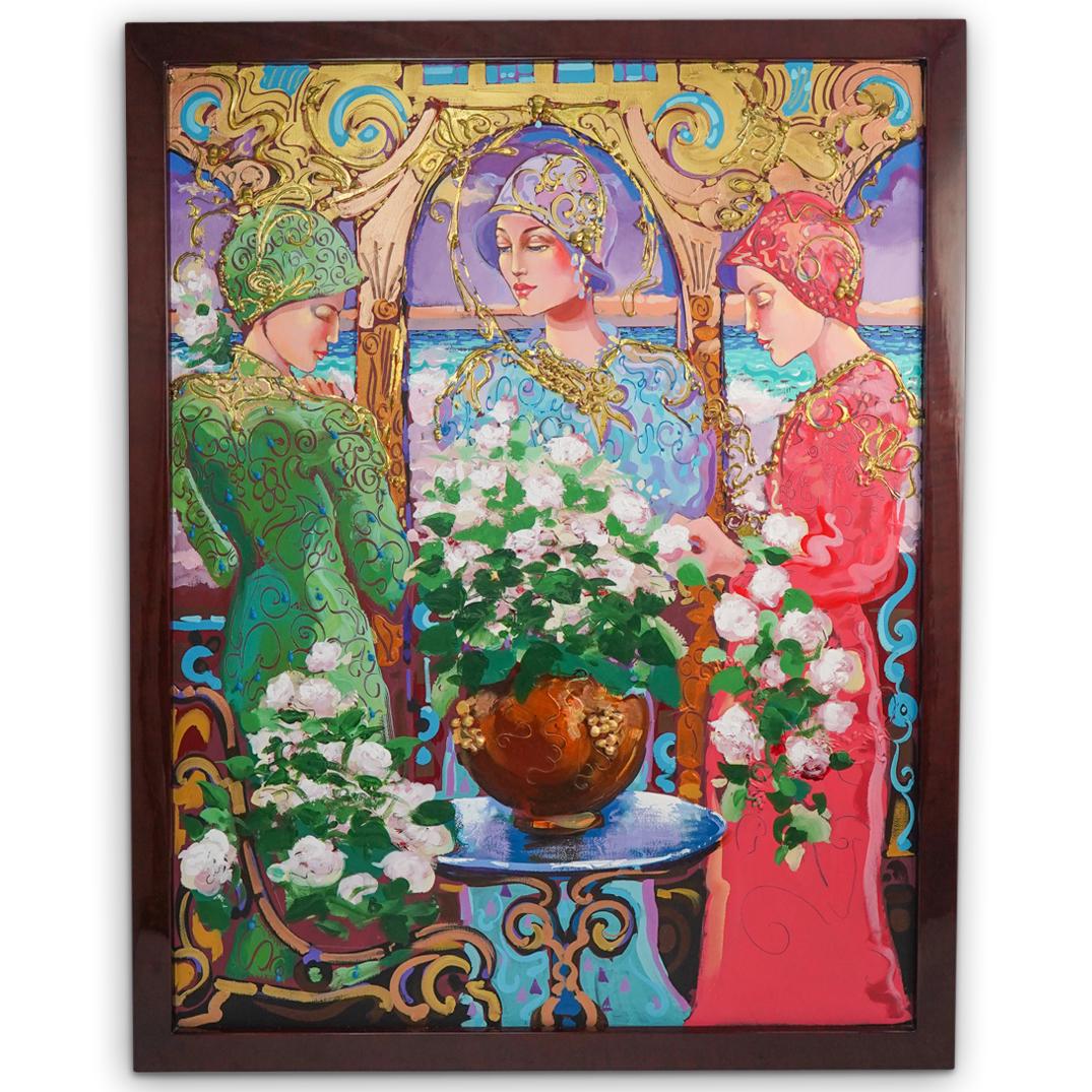 Otto Aguiar (1938-2006) Original Oil On Canvas (1 of 5)