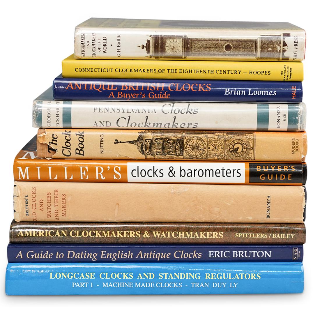 (10Pc) Antique Clock Reference Book Grouping (1 of 7)