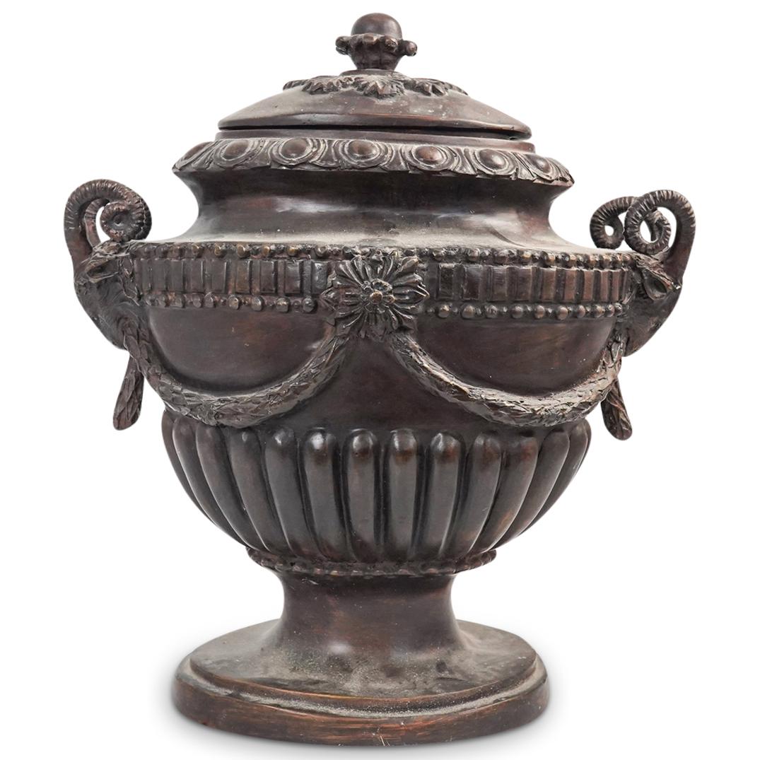 Maitland Smith Bronze Urn (1 of 6)