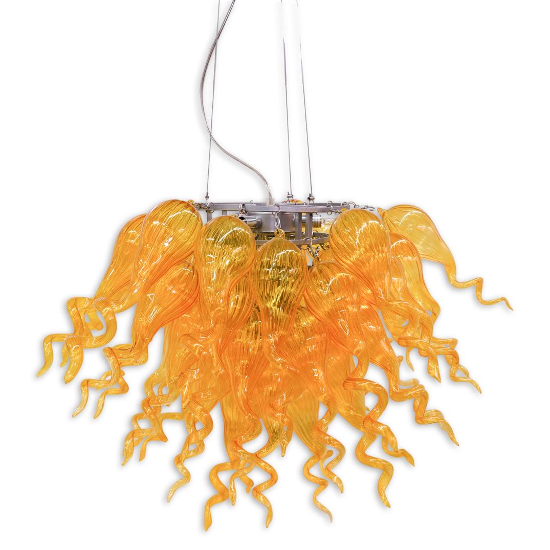 Chihuly Style Murano Glass Chandelier (1 of 10)