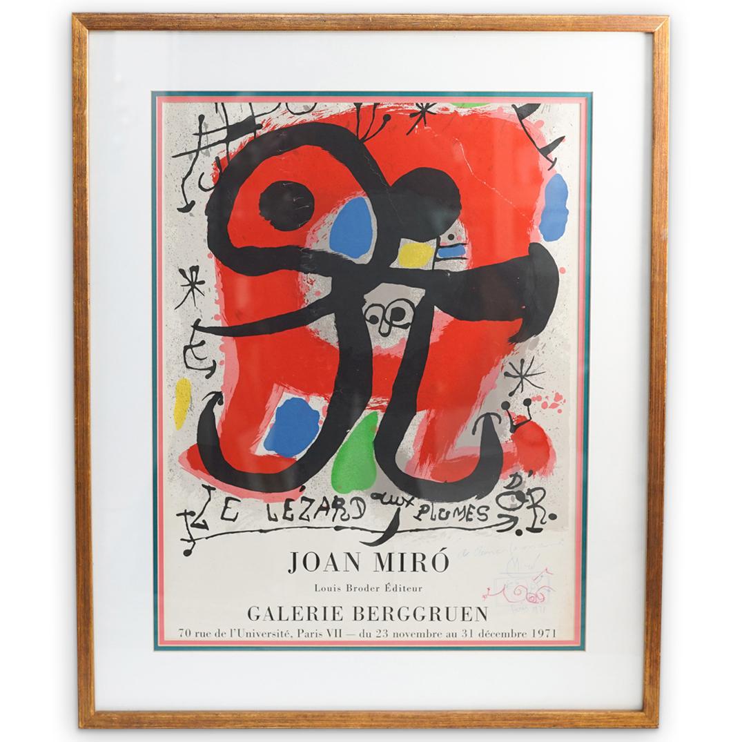 Joan Miro (Spanish, 1893) Paris Art Exhibition Poster (1 of 9)