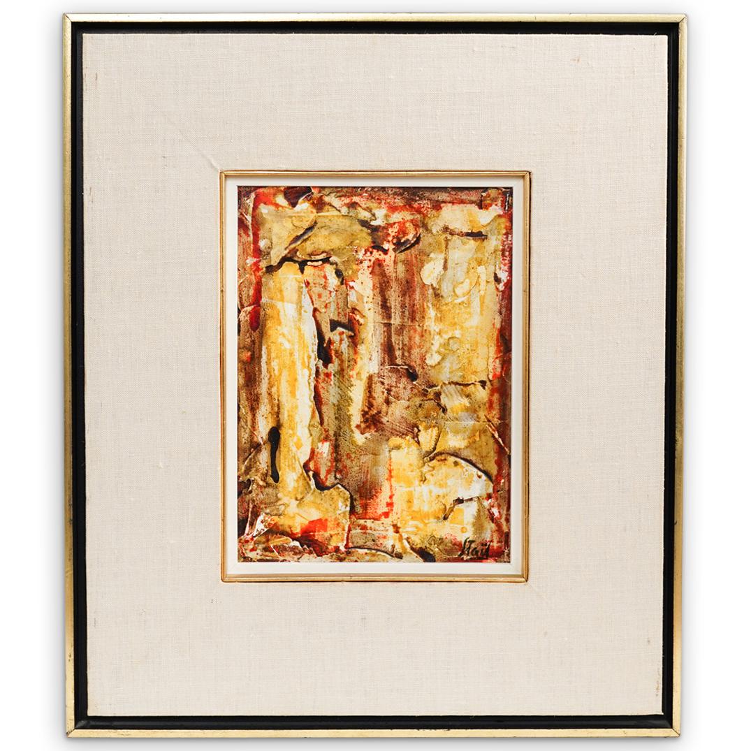 Nicolas de Stael Abstract Painting on Canvas (1 of 7)