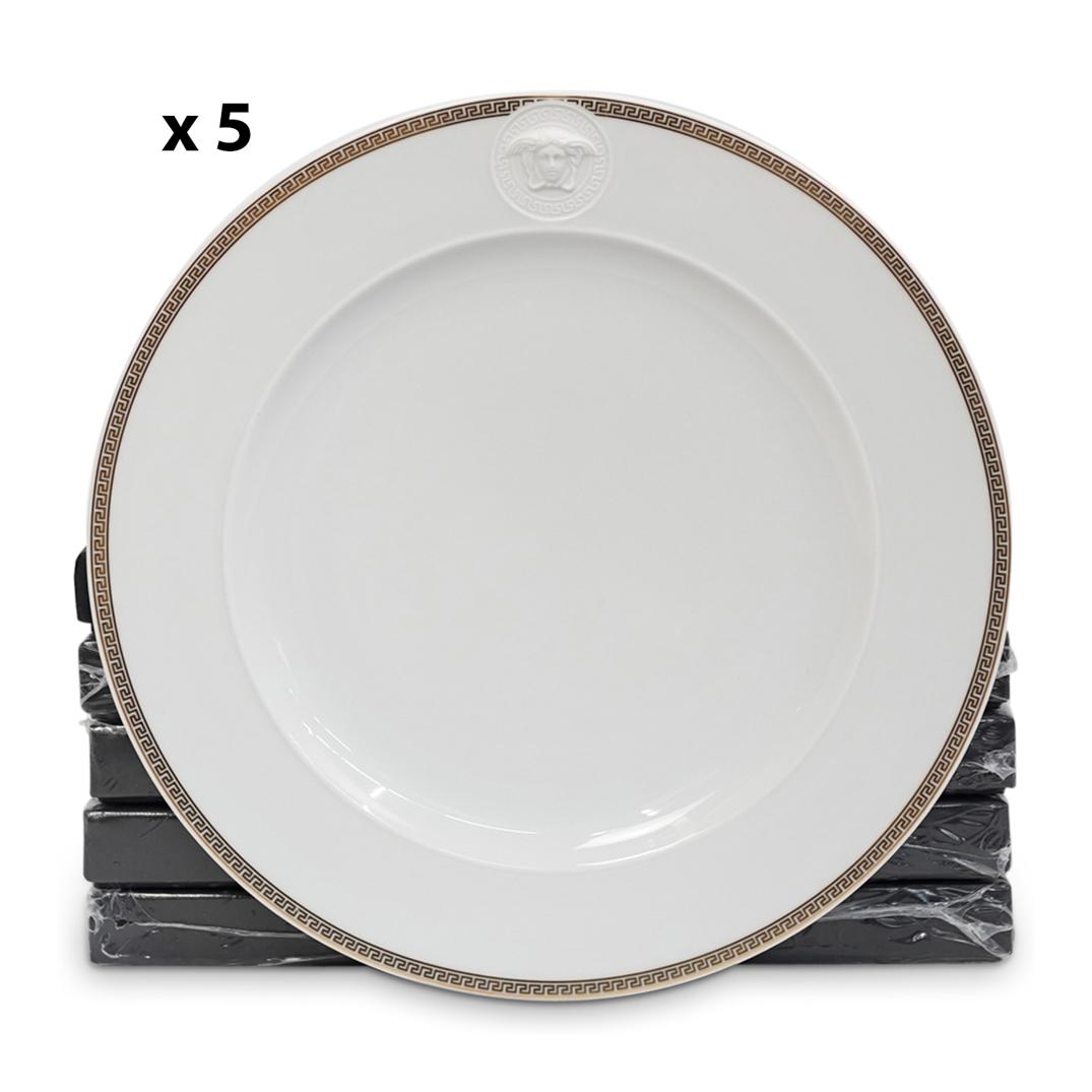 (5pc) Versace Rosenthal Ikarus Meandre D'Or Porcelain (1 of 9)