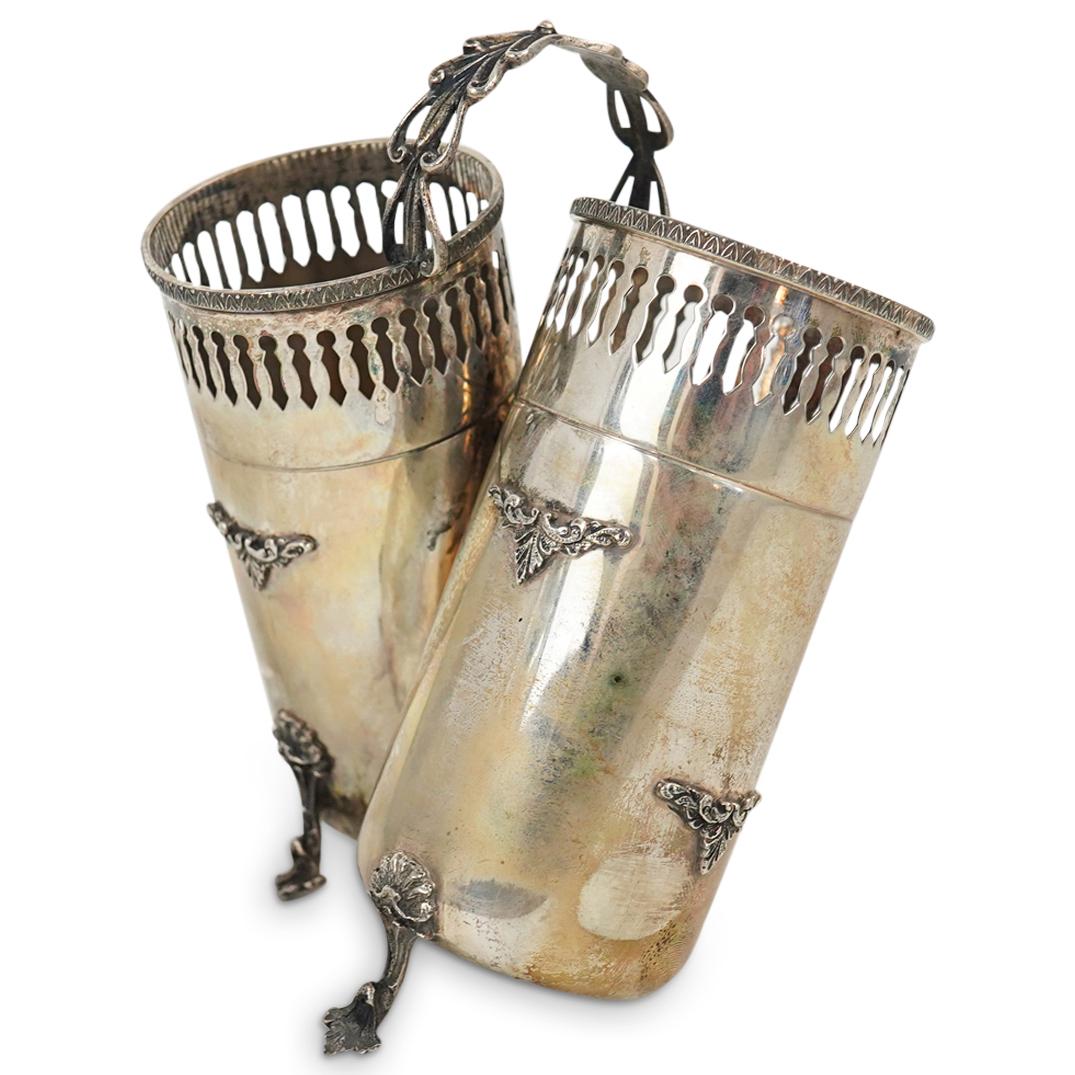 Antique European 800 Silver Cruet Caddy (1 of 4)