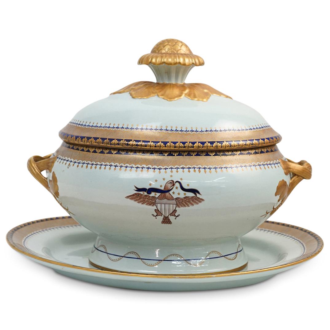 Mottahedeh Covered Tureen & Underplate (1 of 13)