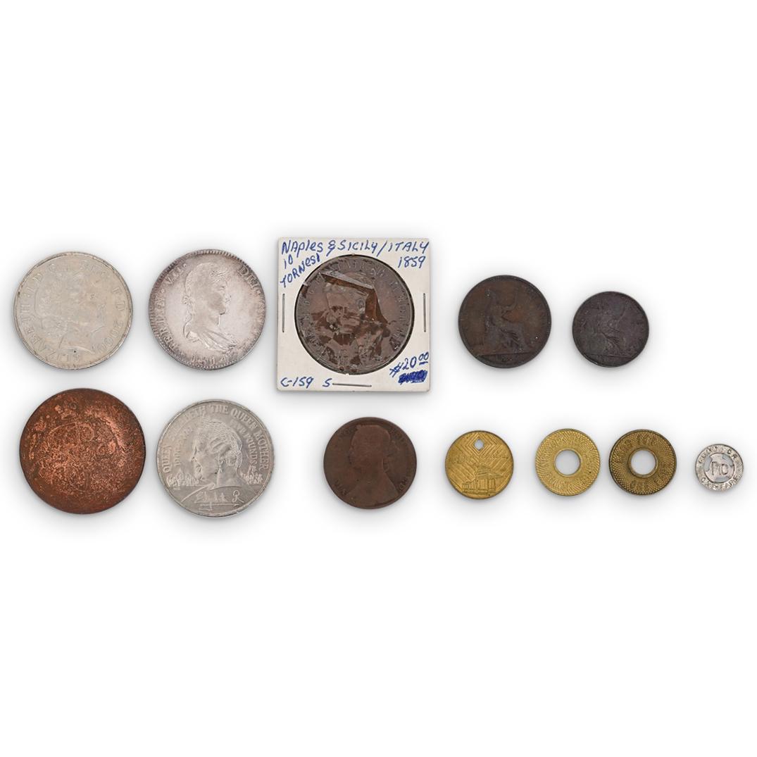 (12Pc) World Coin Collection (1 of 9)