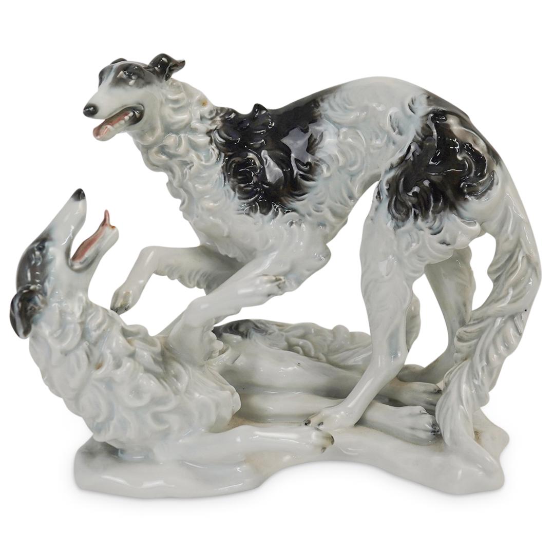 Rosenthal Porcelain Greyhound Sculpture (1 of 5)