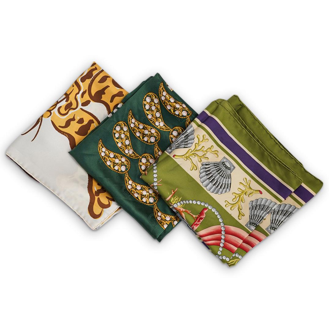 (3Pc) Mikimoto Silk Scarfs (1 of 10)