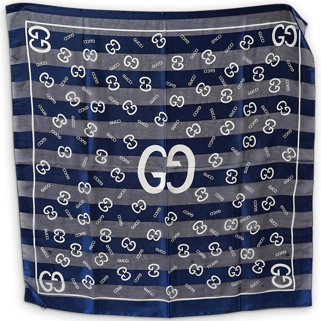 Gucci Logo Silk Scarf (1 of 3)