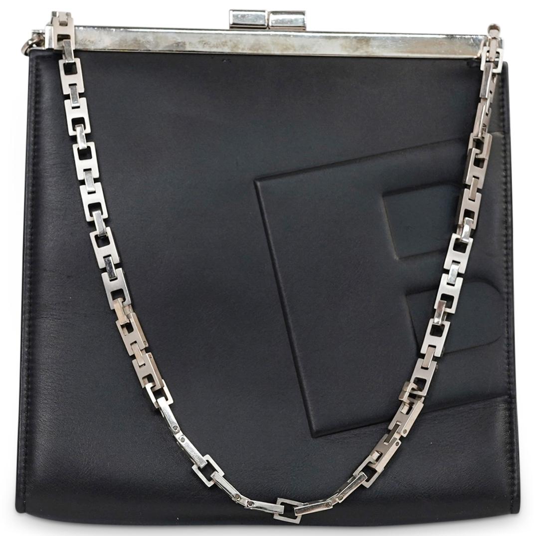 Bally Black Leather Clutch (1 of 5)