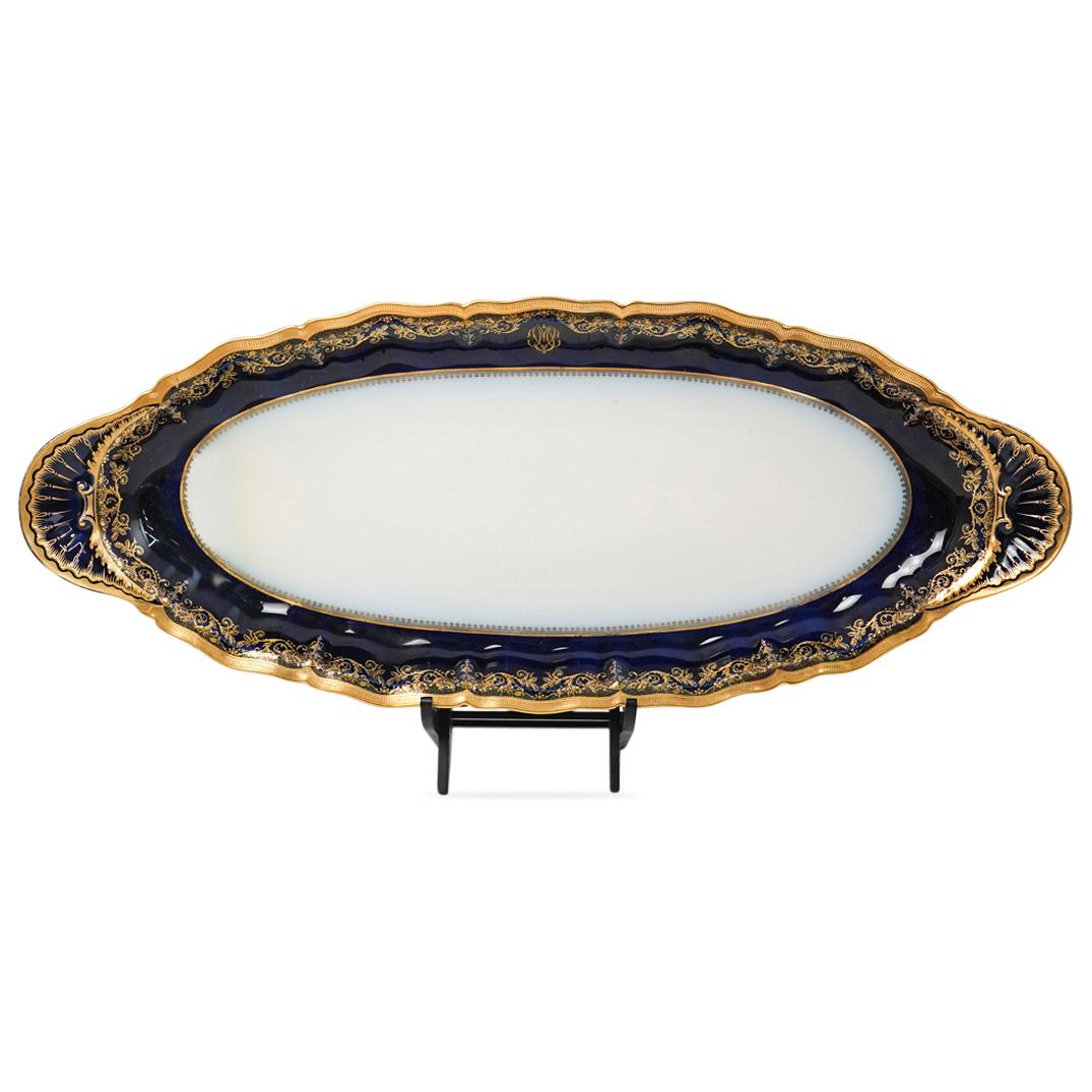 French Large Porcelain Serving Fish Plate (1 of 3)