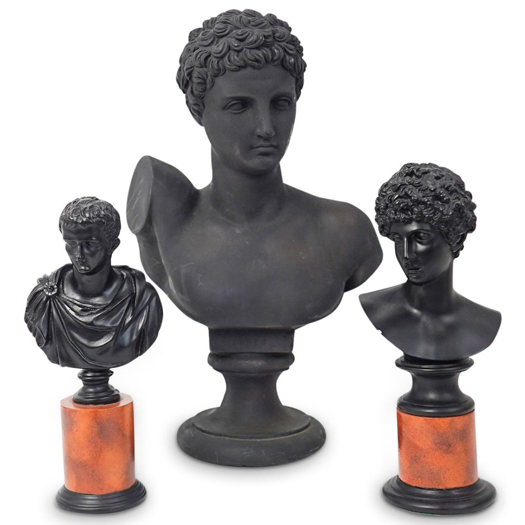 (3 Pc) Greek & Roman Bust Grouping Set (1 of 4)