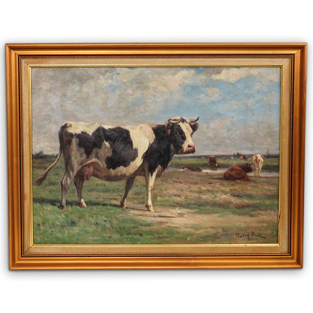 Ogden Wood (American, 1851-1912) Cow (1 of 5)