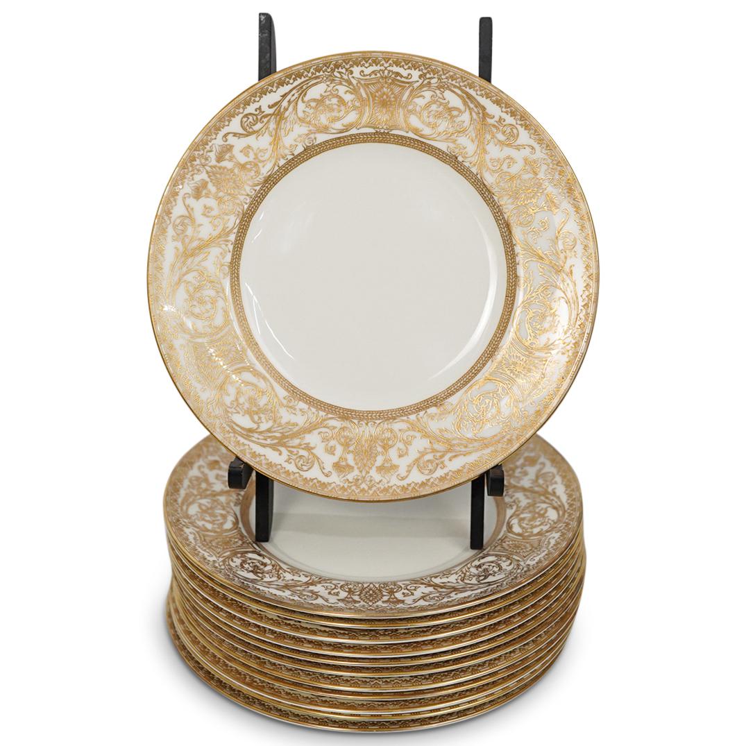 (12 Pc) Royal Worcester "Embassy" Porcelain Plates (1 of 4)