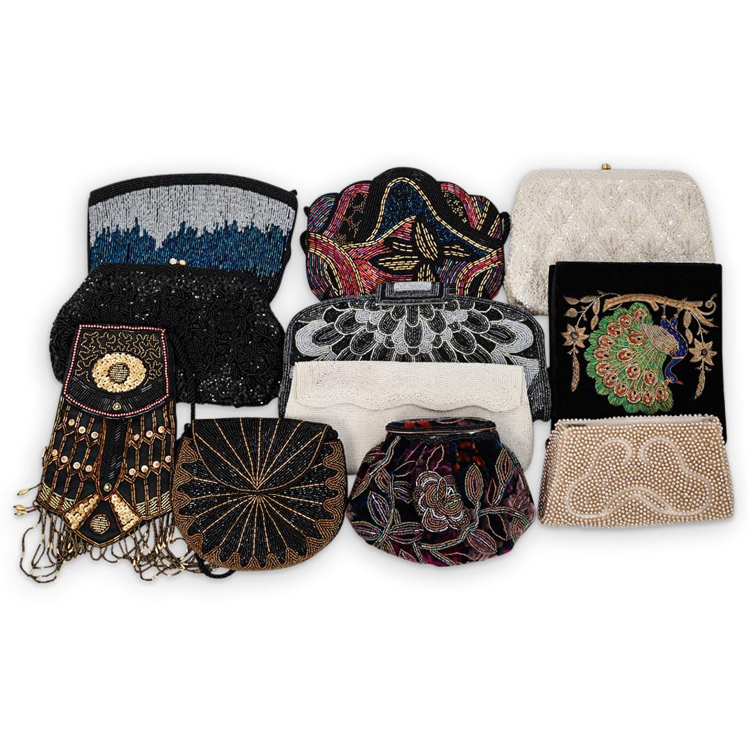 (11 Pc) Group Of Vintage Beaded Handbags (1 of 13)