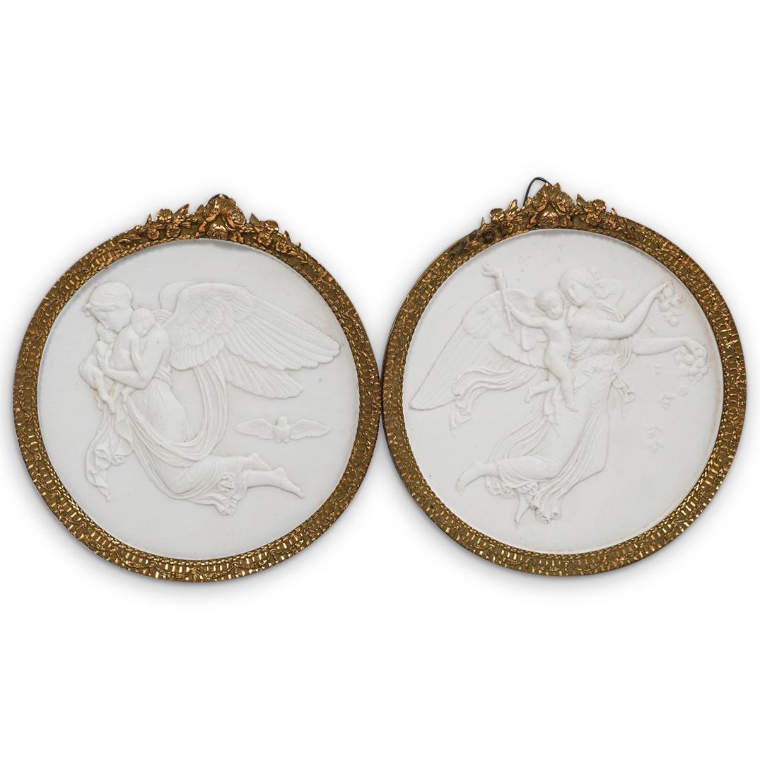 Pair of Antique Royal Copenhagen Bisque Porcelain (1 of 5)