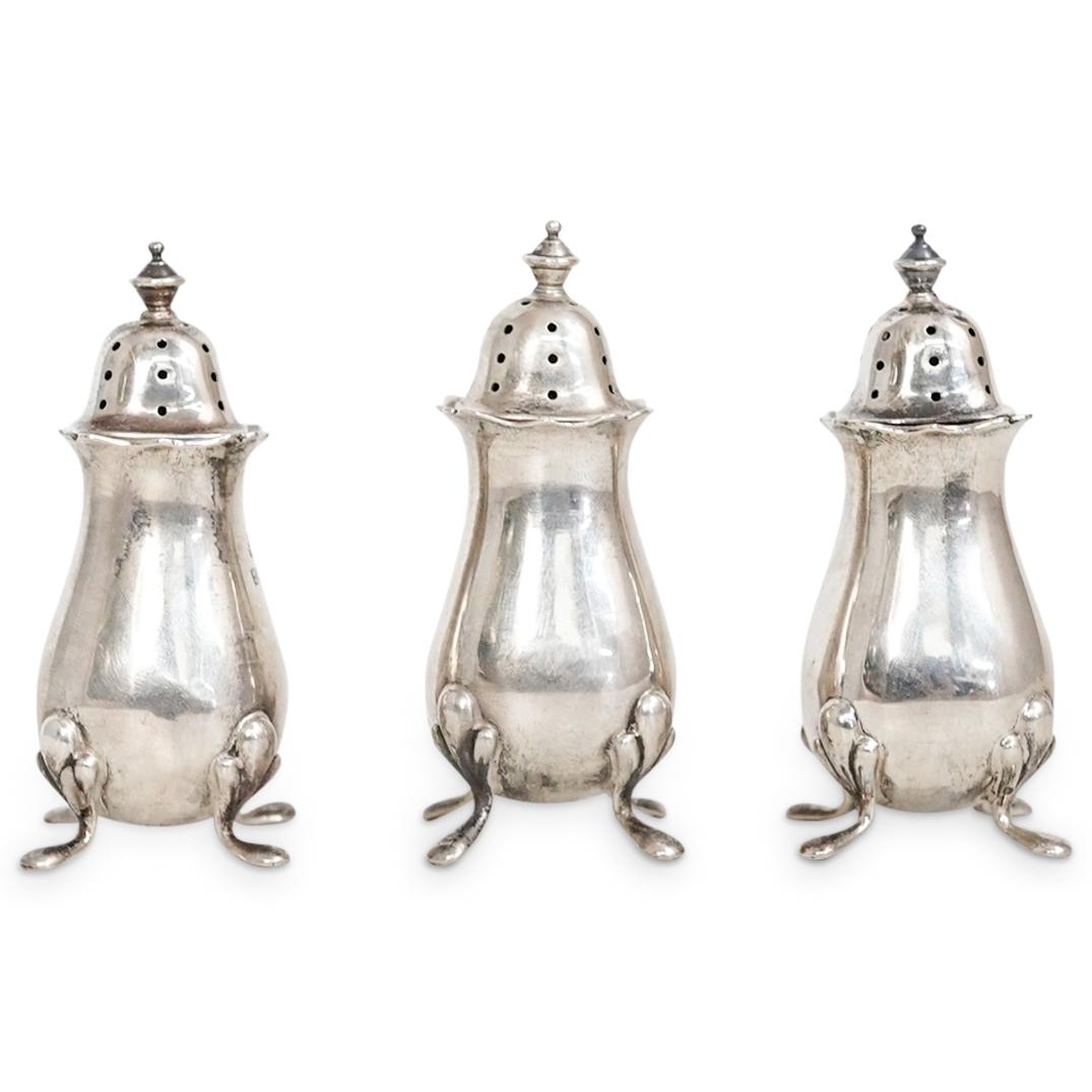 (3Pc) J.E. Caldwell & Co. Sterling Shakers (1 of 3)