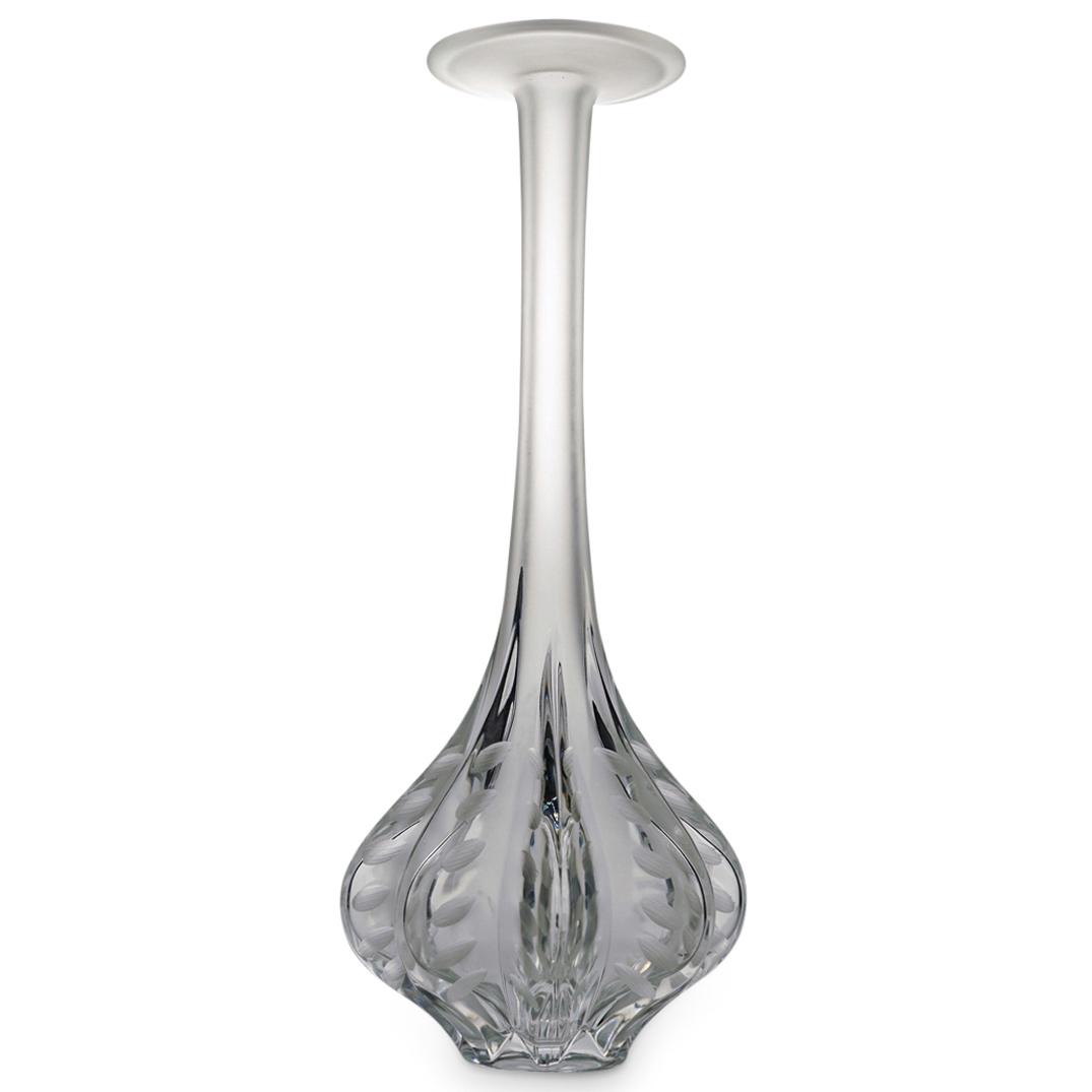 Lalique Crystal Large Bud Flower Vase (1 of 4)