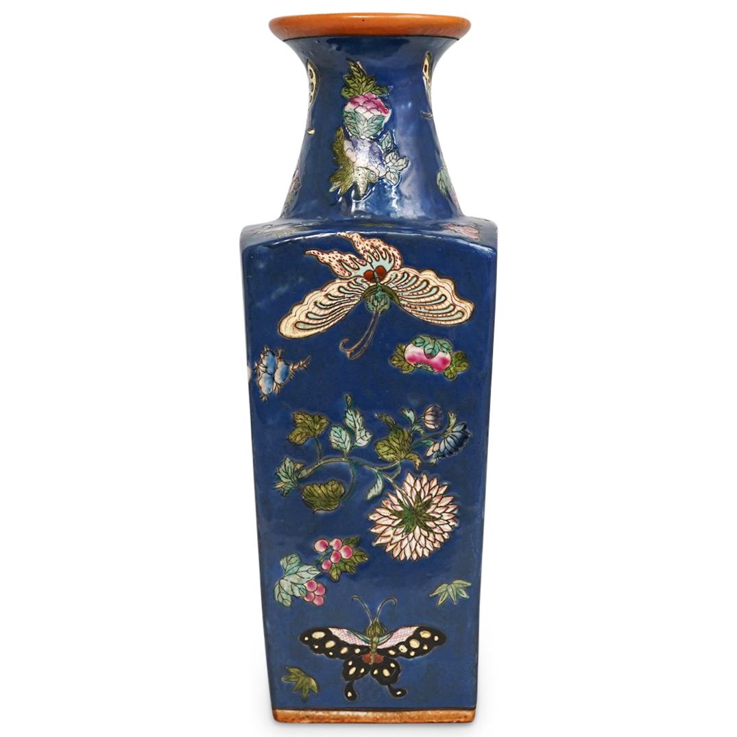 Chinese Cobalt Blue Porcelain Vase (1 of 8)