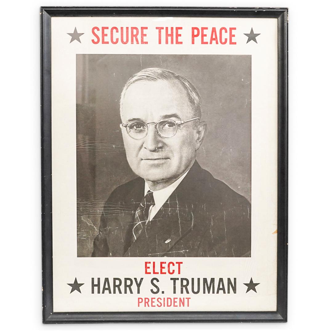Harry S. Truman US President Election Poster (1 of 4)