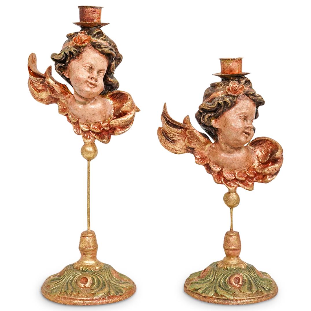 Pair of Cherub Candlesticks (1 of 6)