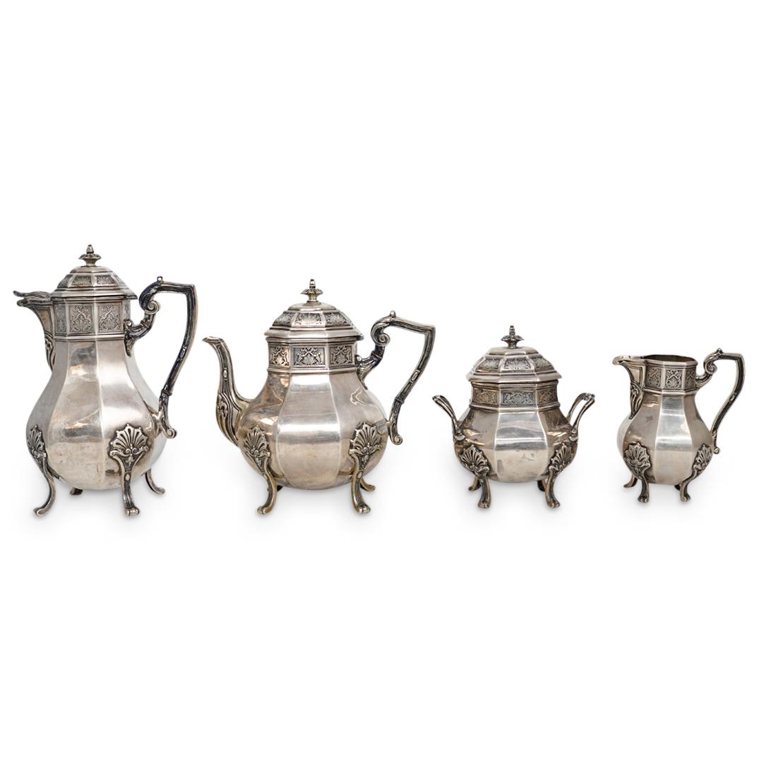 (4 Pc) Antique Gabriel Beunke Silver Coffee & Tea (1 of 8)