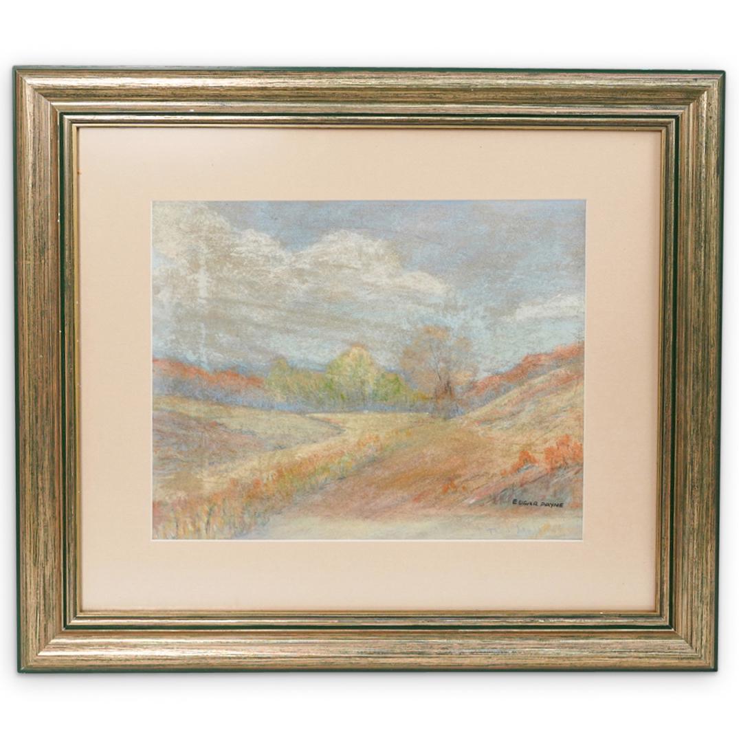 Attrib Edgar Payne (1883-1947) Pastel on Paper Painting (1 of 3)