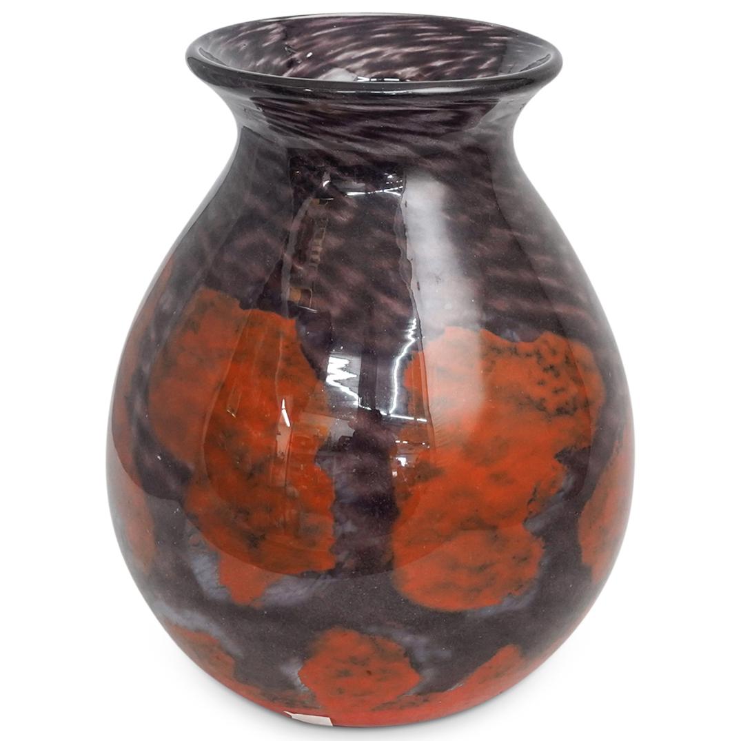 Large Signed Murano Art Glass Vase (1 of 5)