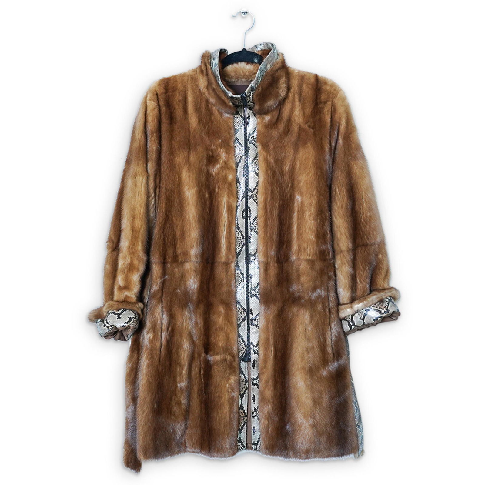 Anne Dee Goldin Mink Fur Zip Up Jacket (1 of 8)