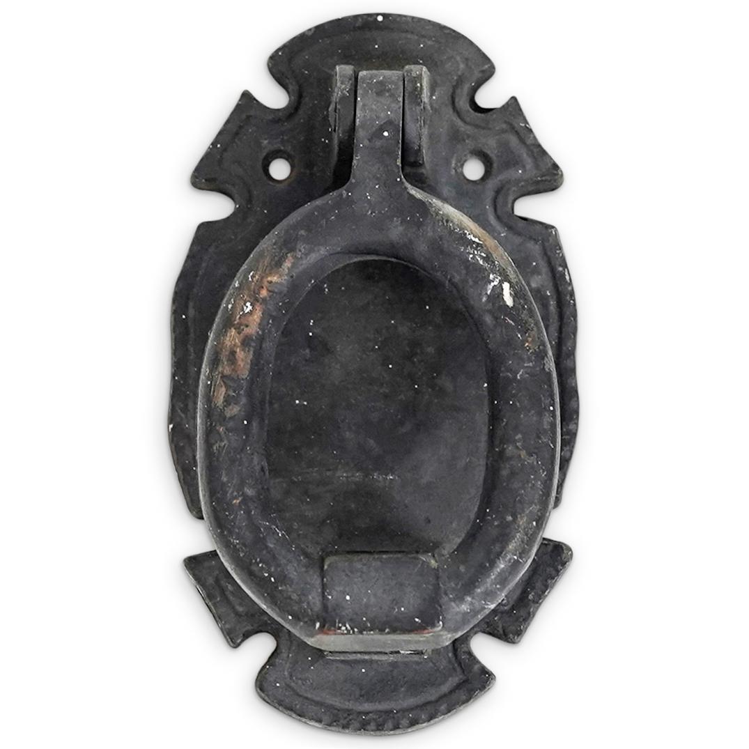 Architectural Salvage Iron Door Knocker (1 of 2)