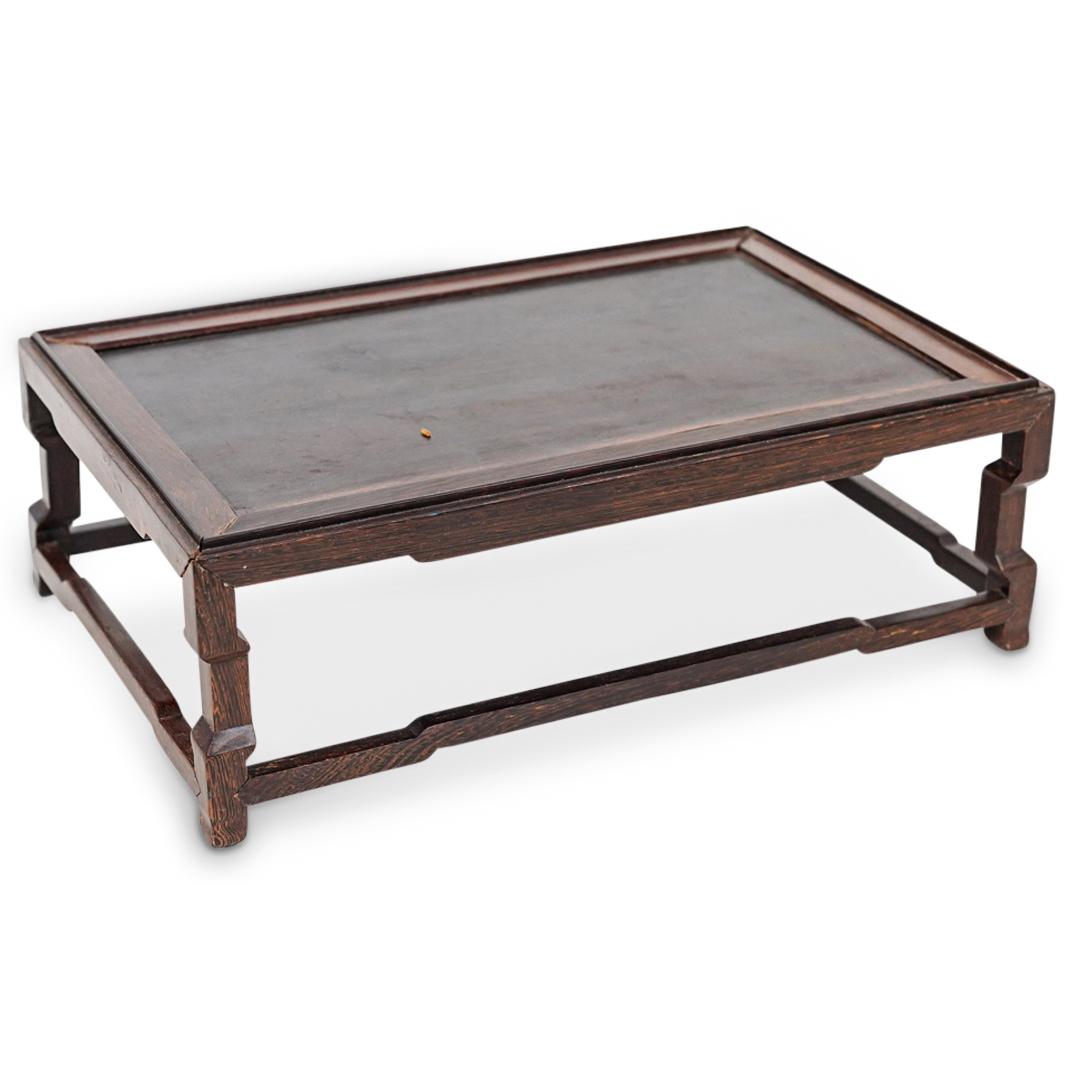 Rectangular Wooden Pedestal Stand Base (1 of 4)