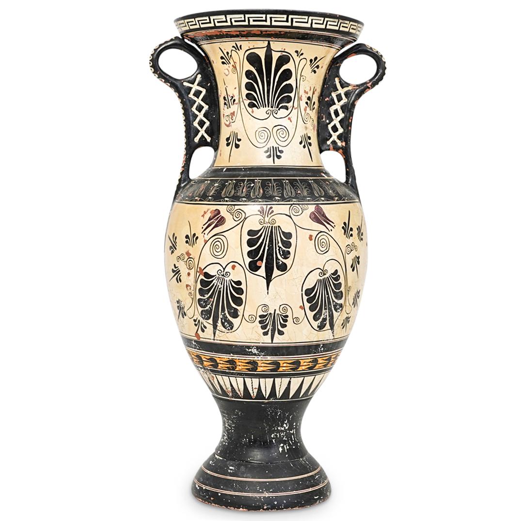 Figural Polychrome Amphora Vase (1 of 6)