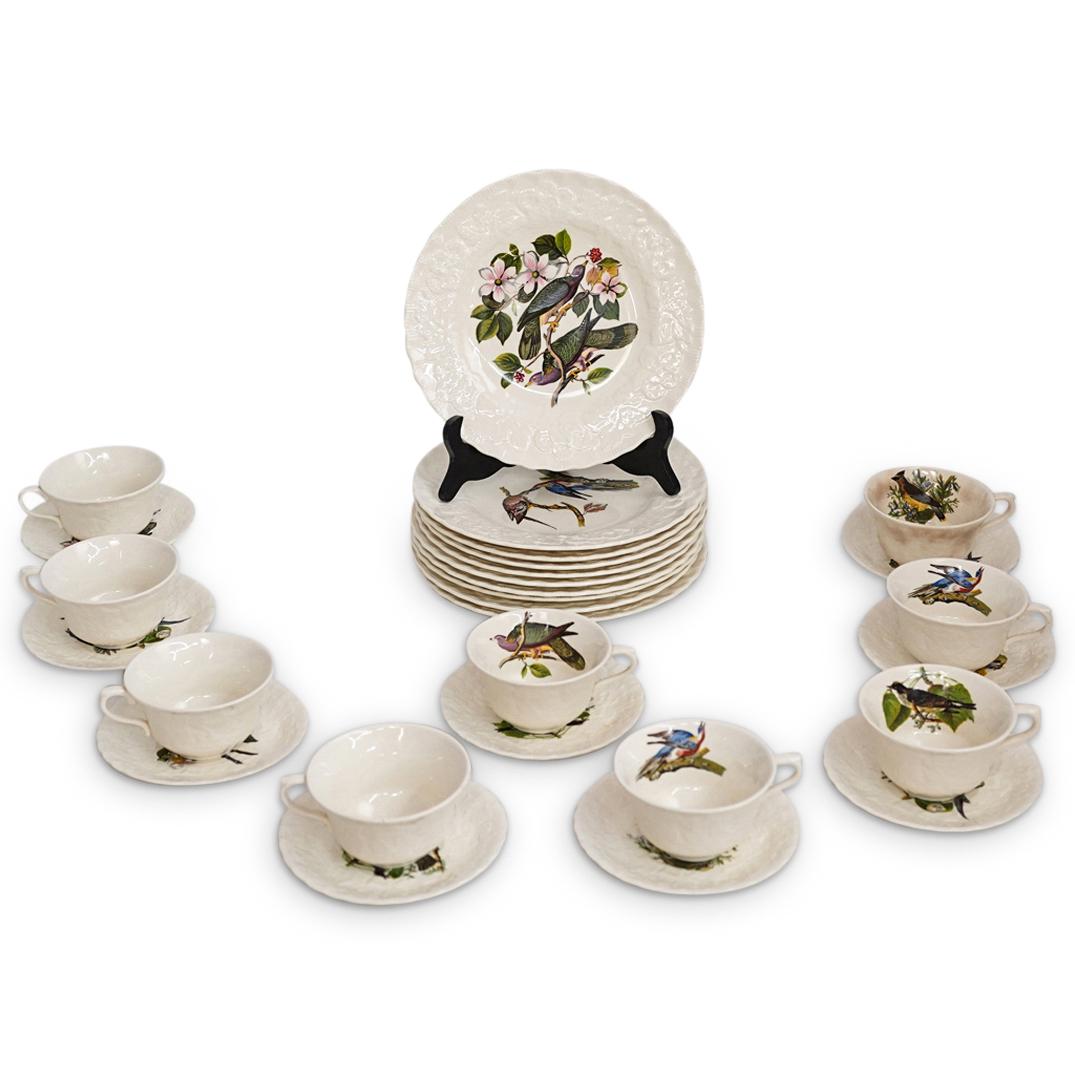 (28 Pc) English Alfred Meakin Audubon Porcelain Set (1 of 14)