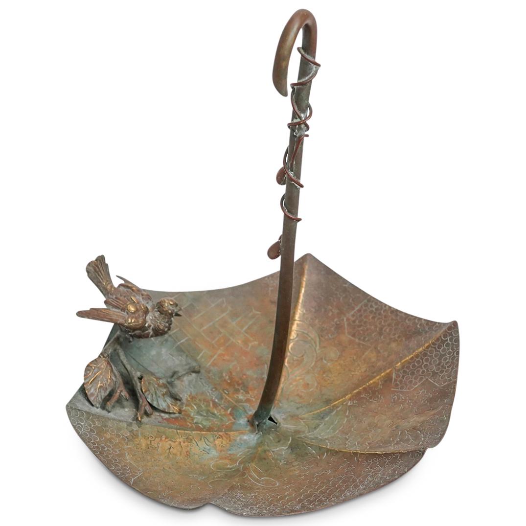 Antique Brass Handled Basket (1 of 8)