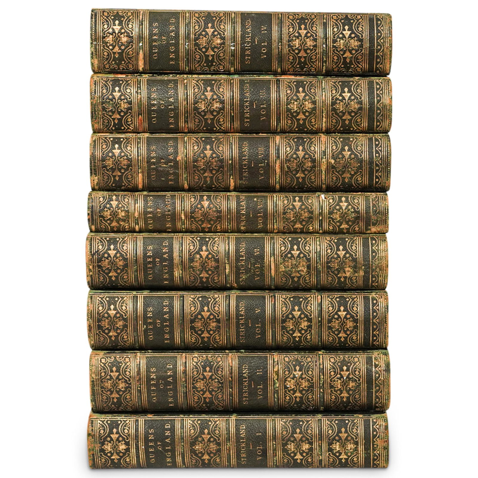 (7 Vol) Lives of the Queen of England, Agnes Strickland (1 of 5)