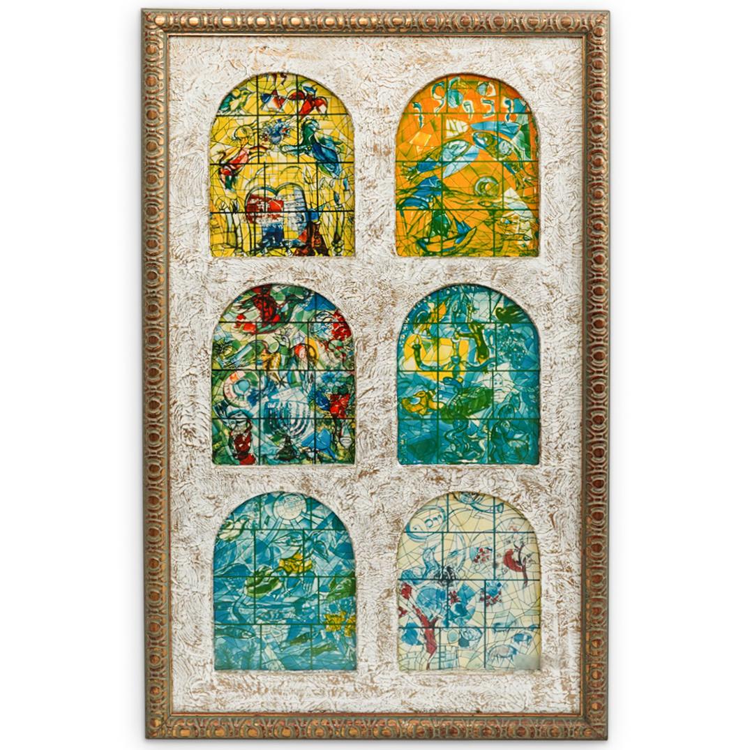 Marc Chagall (Russian 1887-1985) Stained Glass Window (1 of 6)