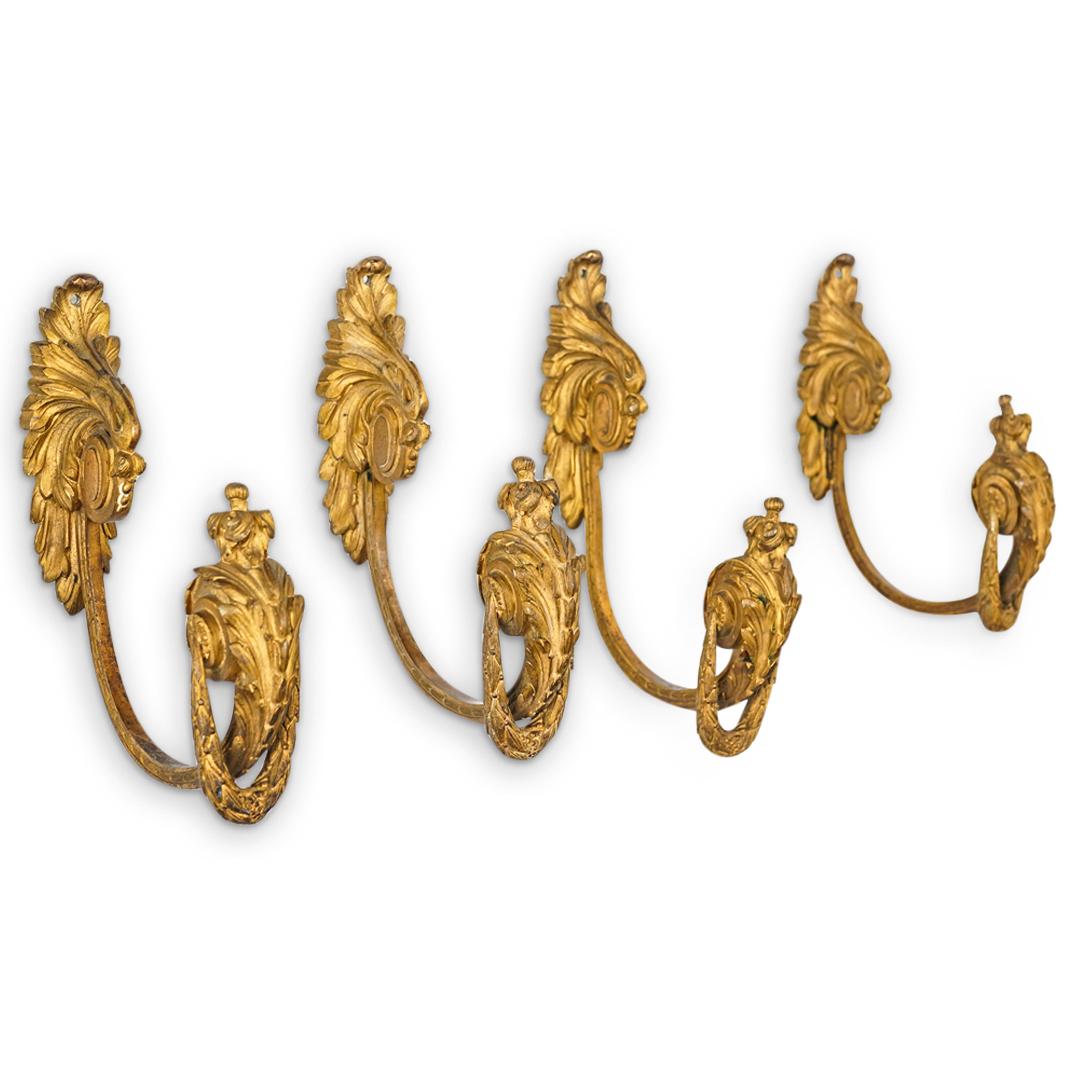 Antique French Gilt Bronze Louis XV Style Drapery (1 of 4)