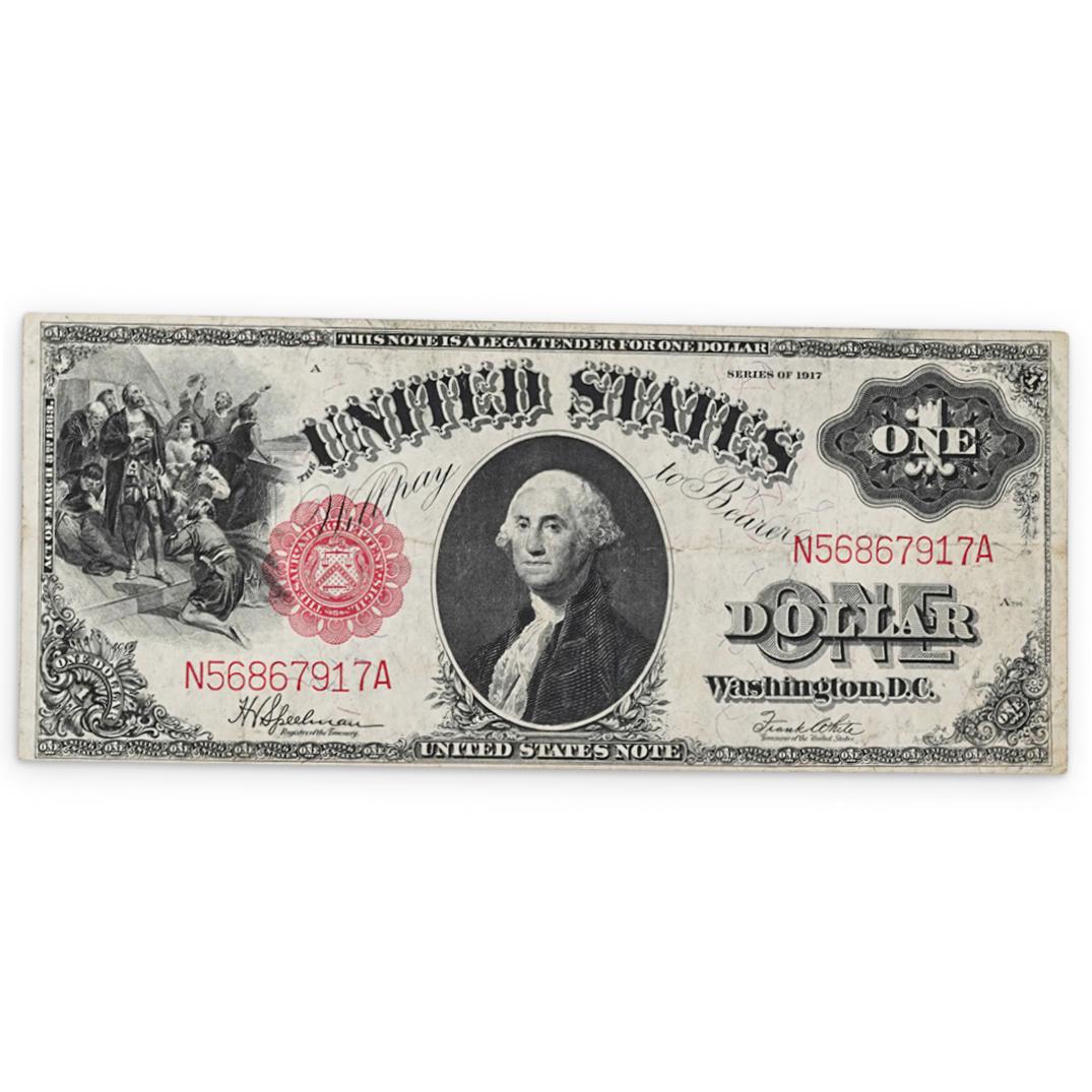 $1 US Legal Tender 1917 Note (1 of 6)