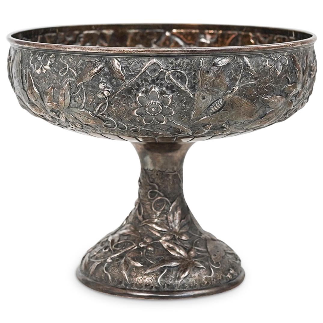 J.E. Cadwell Silver Pedestal Bowl (1 of 7)