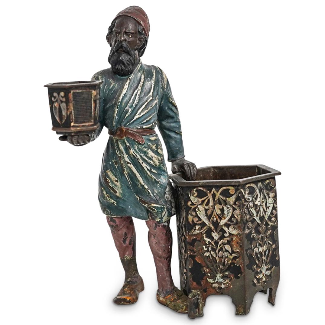 Austrian Orientalist Bronze Figural Pen Holder (1 of 5)