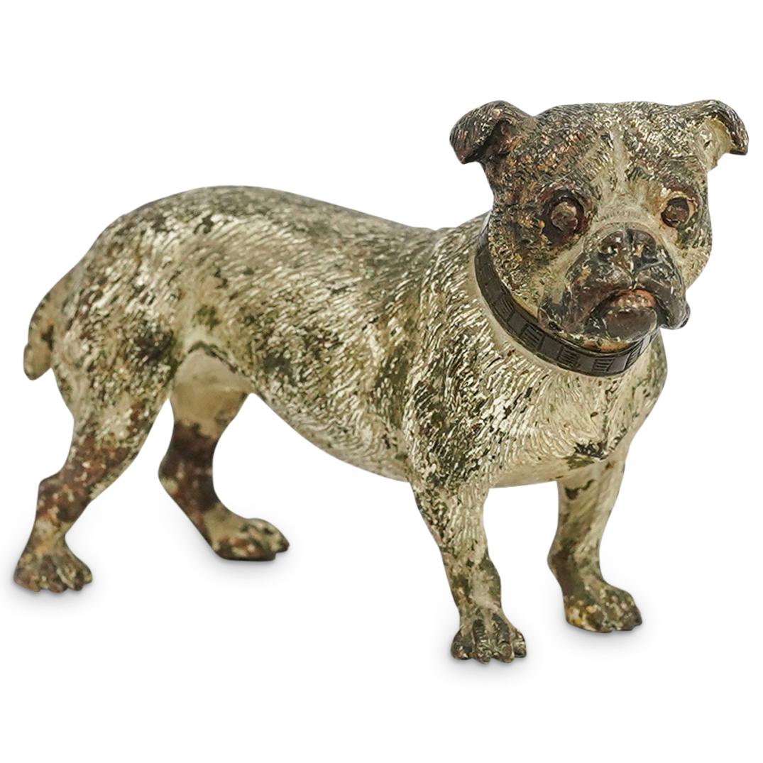 Vienna Cold Painted Bronze Bulldog (1 of 4)