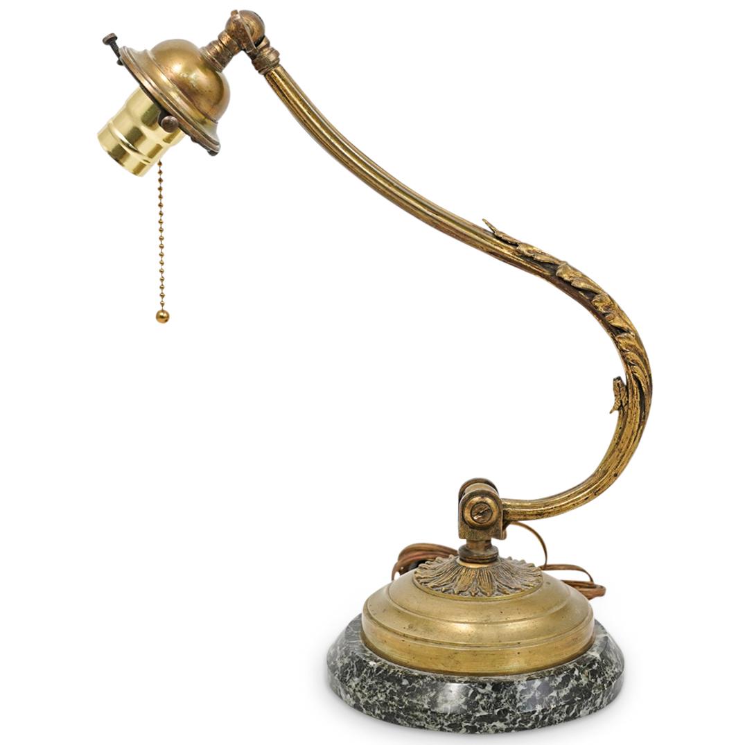 Antique Gilt Bronze Desk Lamp (1 of 6)