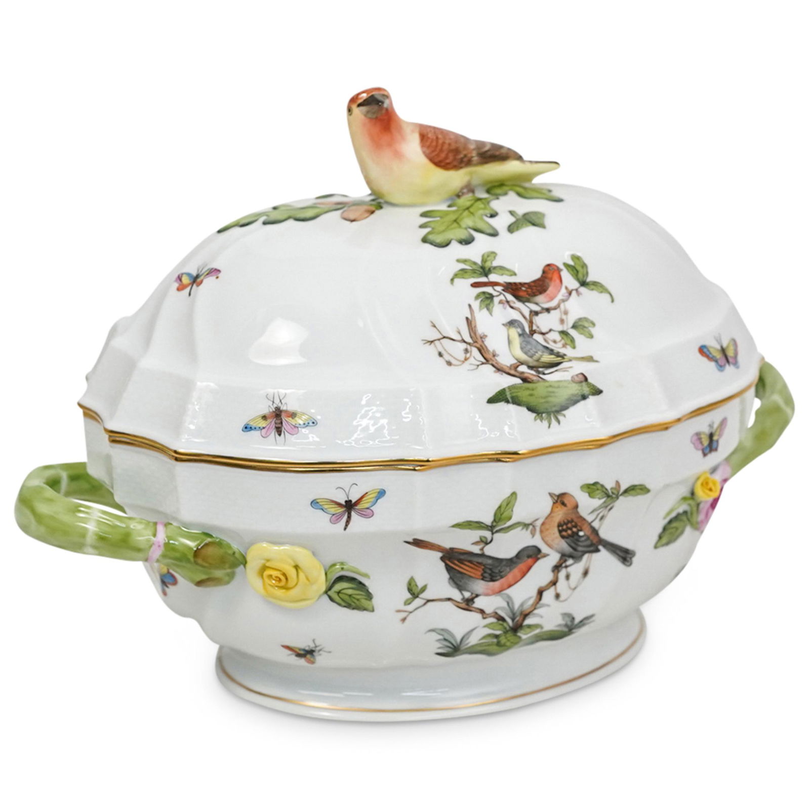 Large Herend "Rothschild" Oval Lidded Tureen (1 of 8)