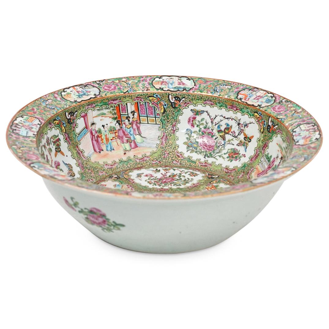 Antique Chinese Rose Medallion Basin (1 of 7)