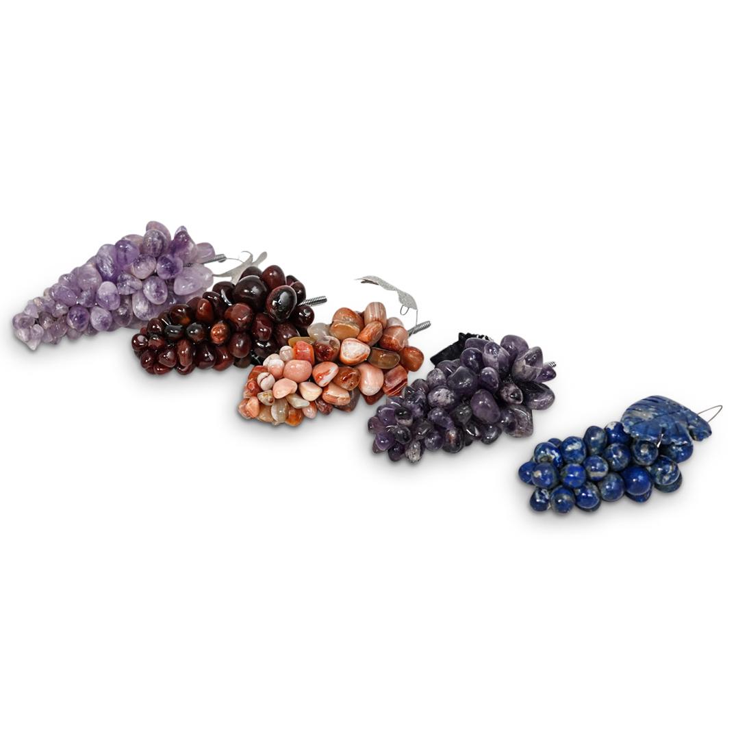 (5 Pc) Semi Precious Stones Grape Clusters (1 of 6)