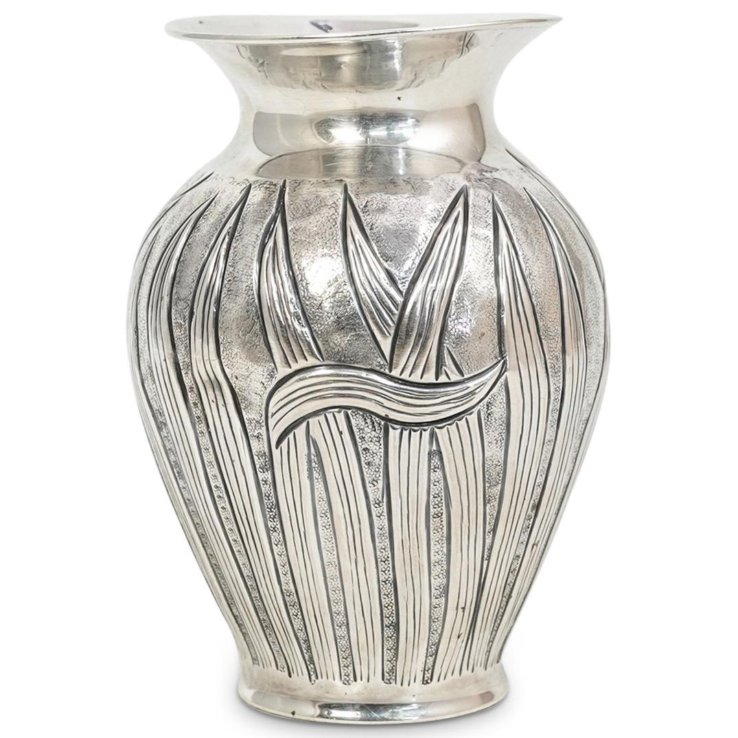 Vintage Ornek 900 Silver Vase (1 of 6)